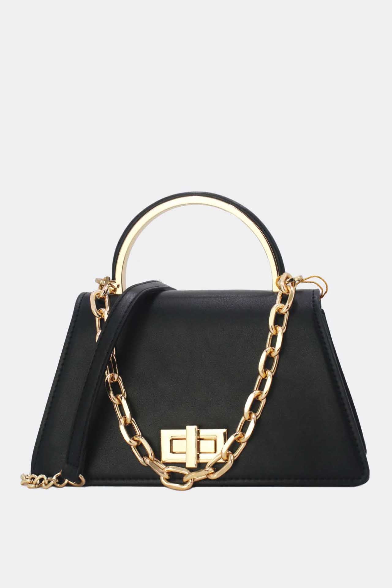 Sac à main élégant avec chaîne
dorée