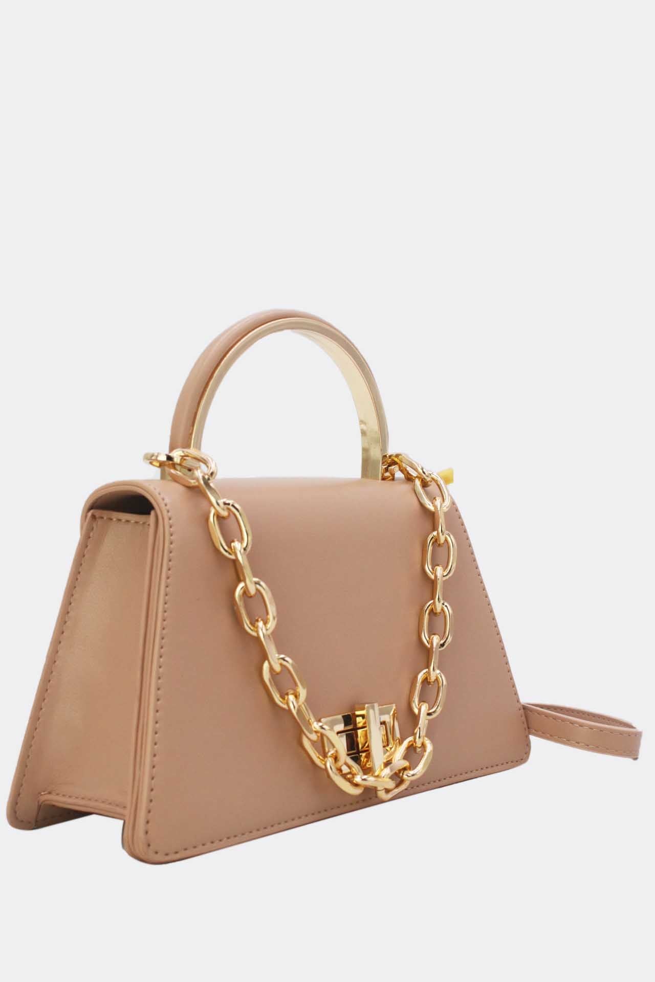 Sac à main élégant avec chaîne
dorée