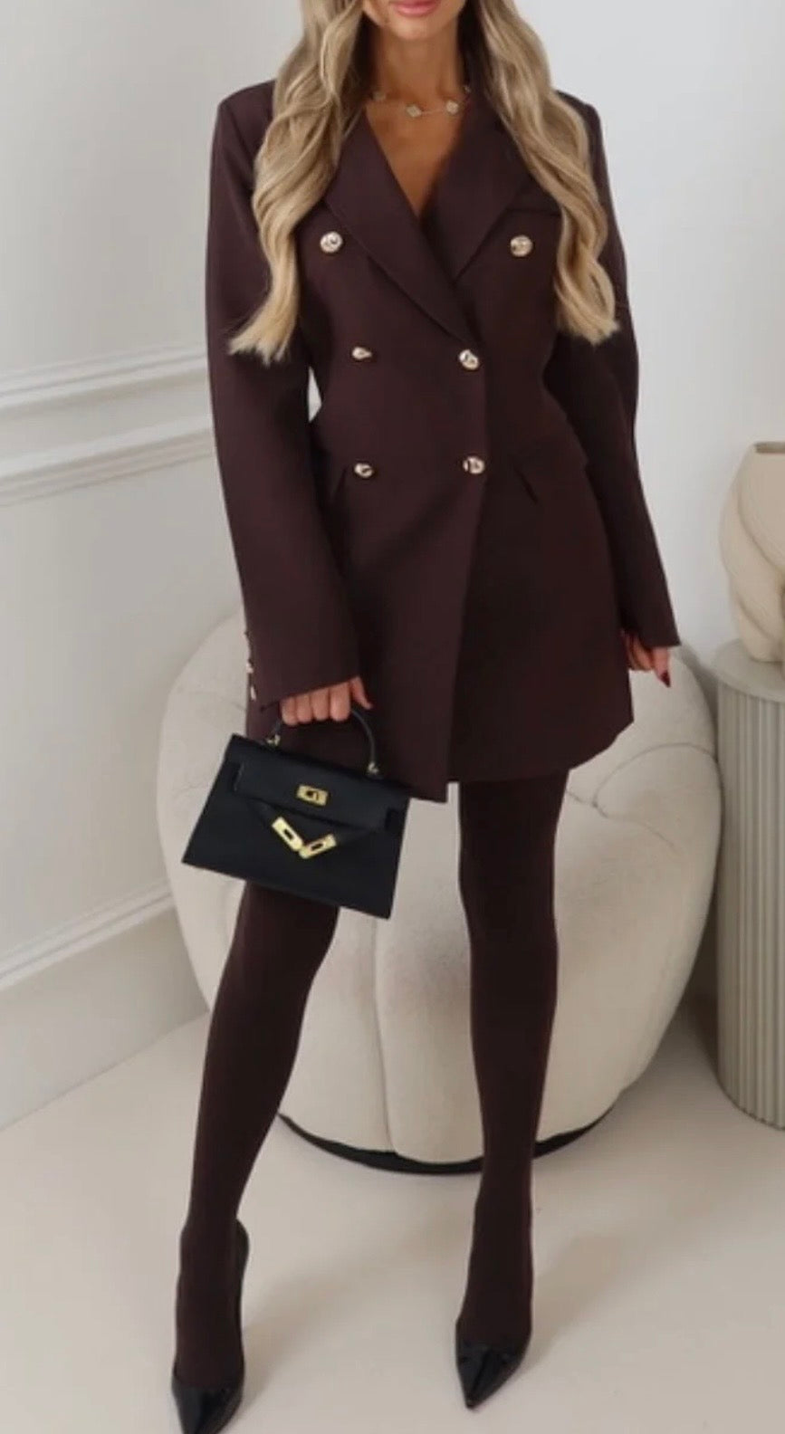 Robe Blazer Double Boutonnage (plusieurs coloris)