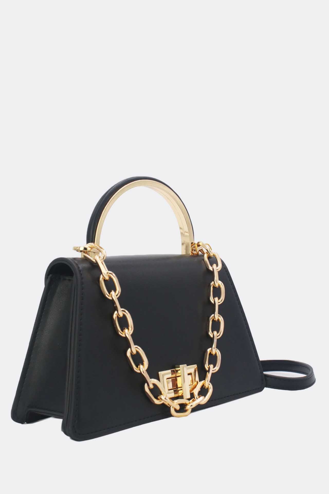 Sac à main élégant avec chaîne
dorée