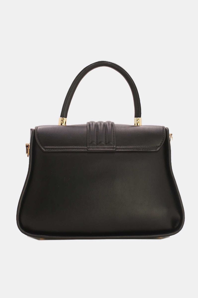 👜 Sac à main noir élégant – Fermoir doré