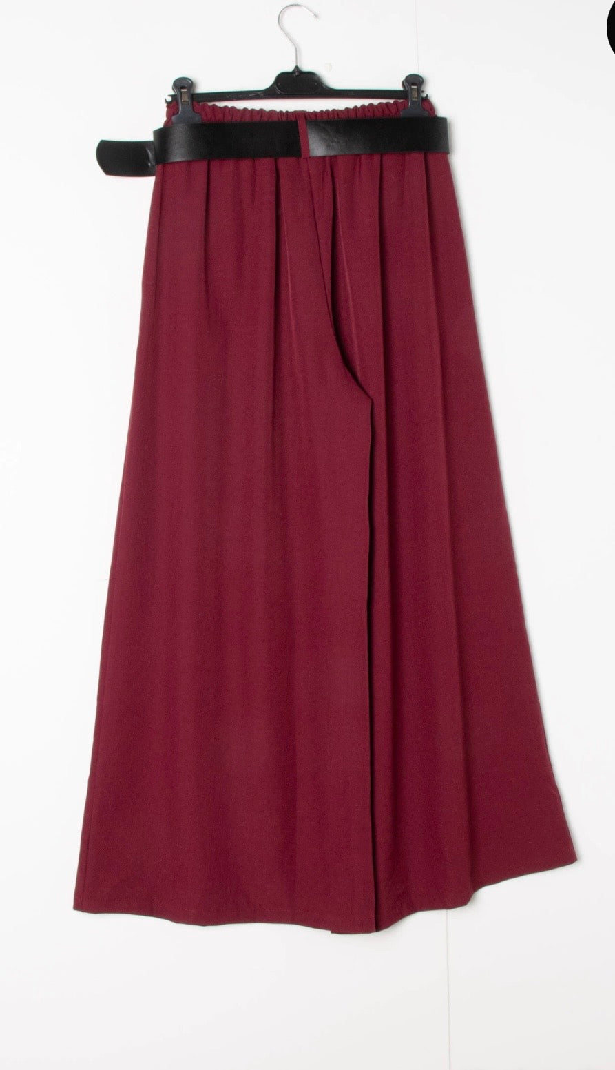 Pantalon Palazzo Fluide Taille Haute AVEC CEINTURE (plusieurs coloris)
