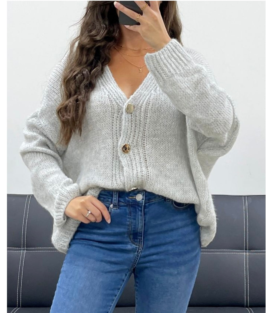 Gilet Oversize  Doux