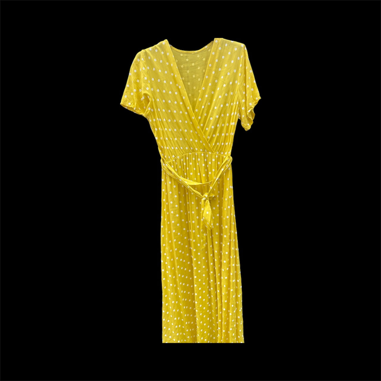 Robe longue à pois Fluide viscose