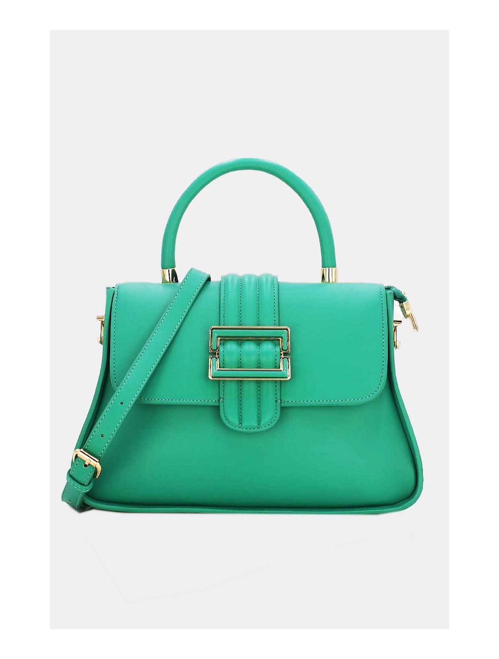 👜 Sac à main noir élégant – Fermoir doré