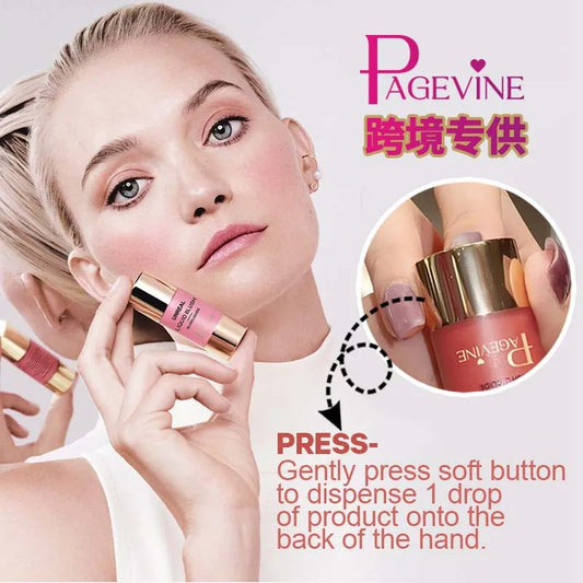 Blush Liquide PAGE VINE Cosmetics - Fixateur d'Eye Shadow - Highlighter - Rouge à Lèvres - Contenu de Water Makeup - Support de Téléphone Portable