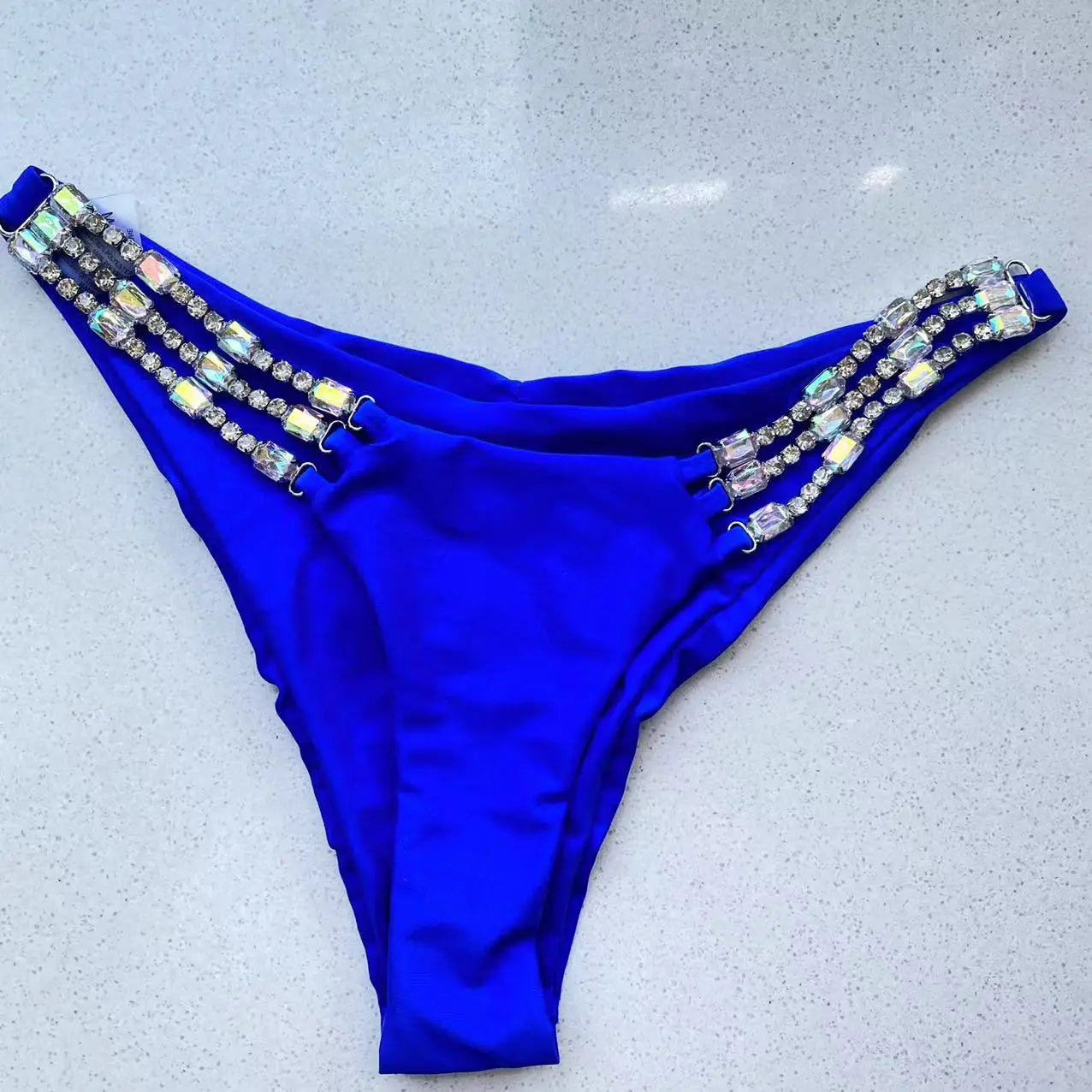 Bikini Set Femmes Bleu Royal 2 Pièce Maillot de bain .